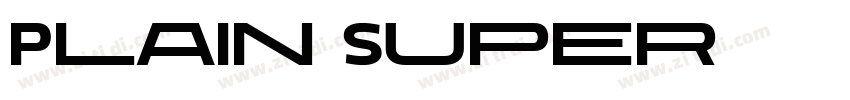 Plain Super字体转换